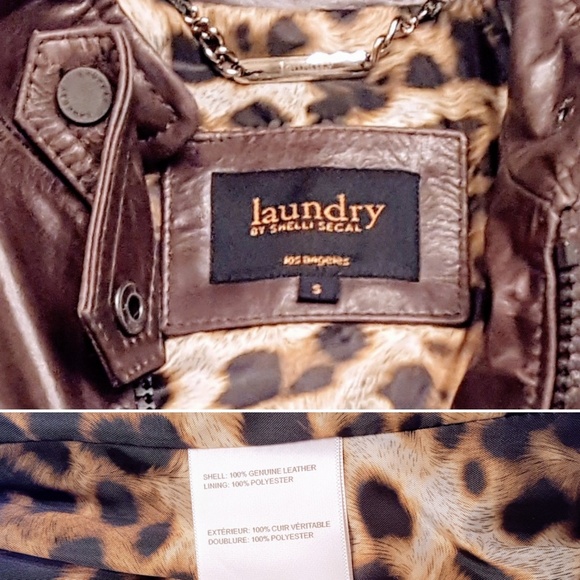 NWOT Genuine leather  Chocolate Brown jacket ๐ - Picture 8 of 8